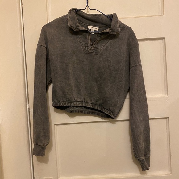 Topshop Half Zip Pullover - Picture 1 of 3